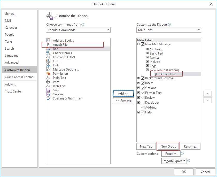 office insider builds outlook attach files